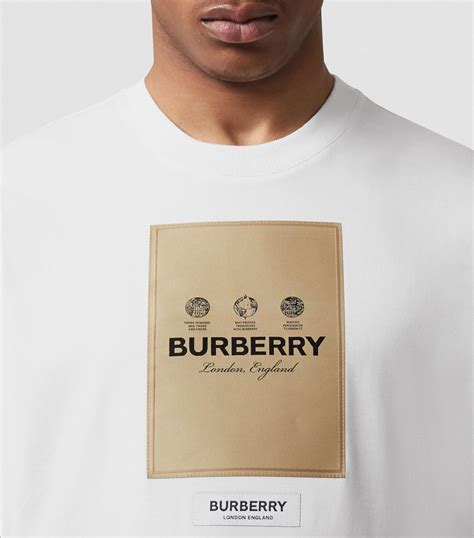 burberry tshirt logo|burberry oversized t shirt.